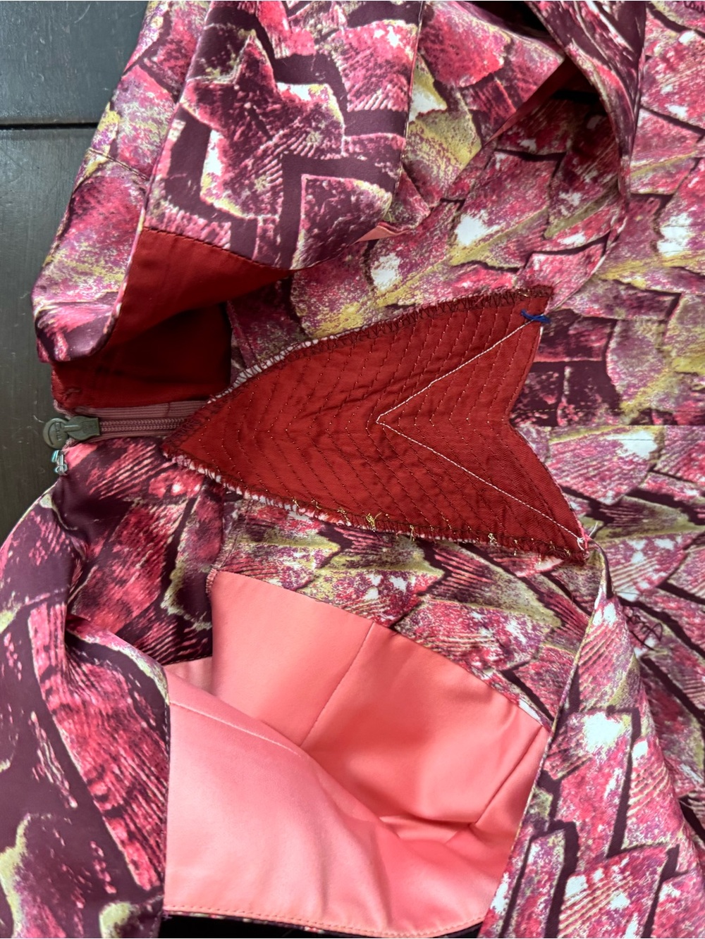 Just  Cavalli Pink and Gold Patterned Sheath Dress - Picture 4 of 5